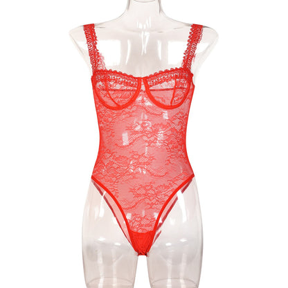 Spaghetti strap lace bodysuit - summer 2022 collection