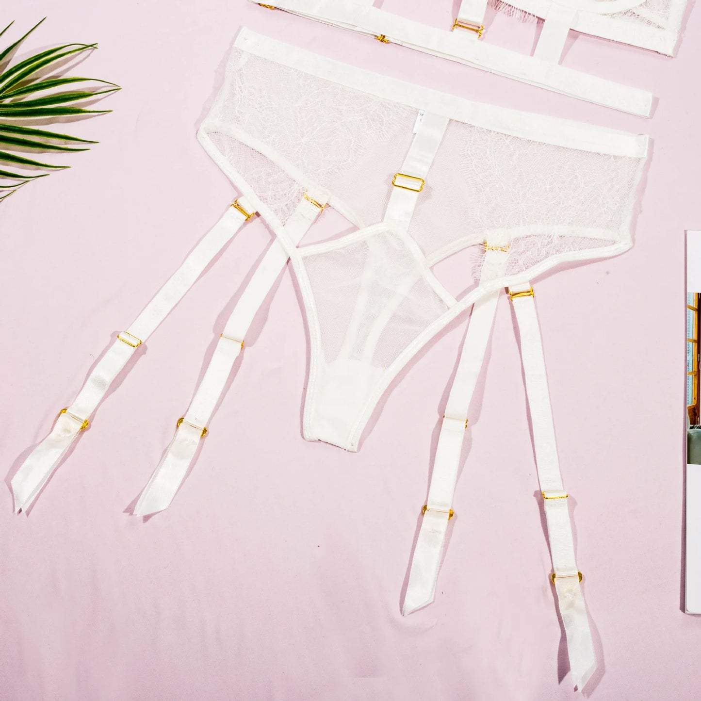 2-teiliges Spitzen-BH-Set für Damen, Ausgeschnitten Transparentes Sexy Lingerie-Höschen-Set, 2022 Neues Unterwäsche-Set