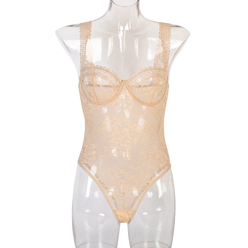 Spaghetti strap lace bodysuit - summer 2022 collection